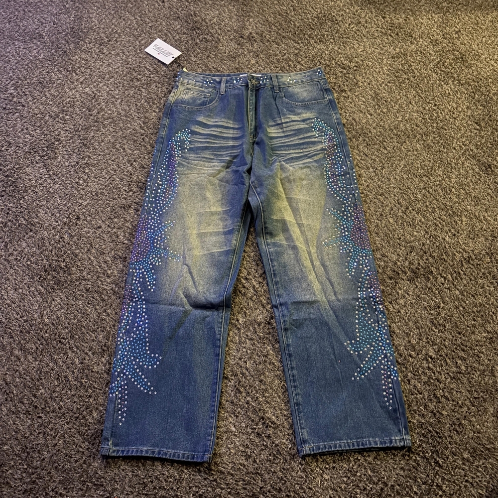 Vale Forever Tsunami Denim 'Blue' Pants